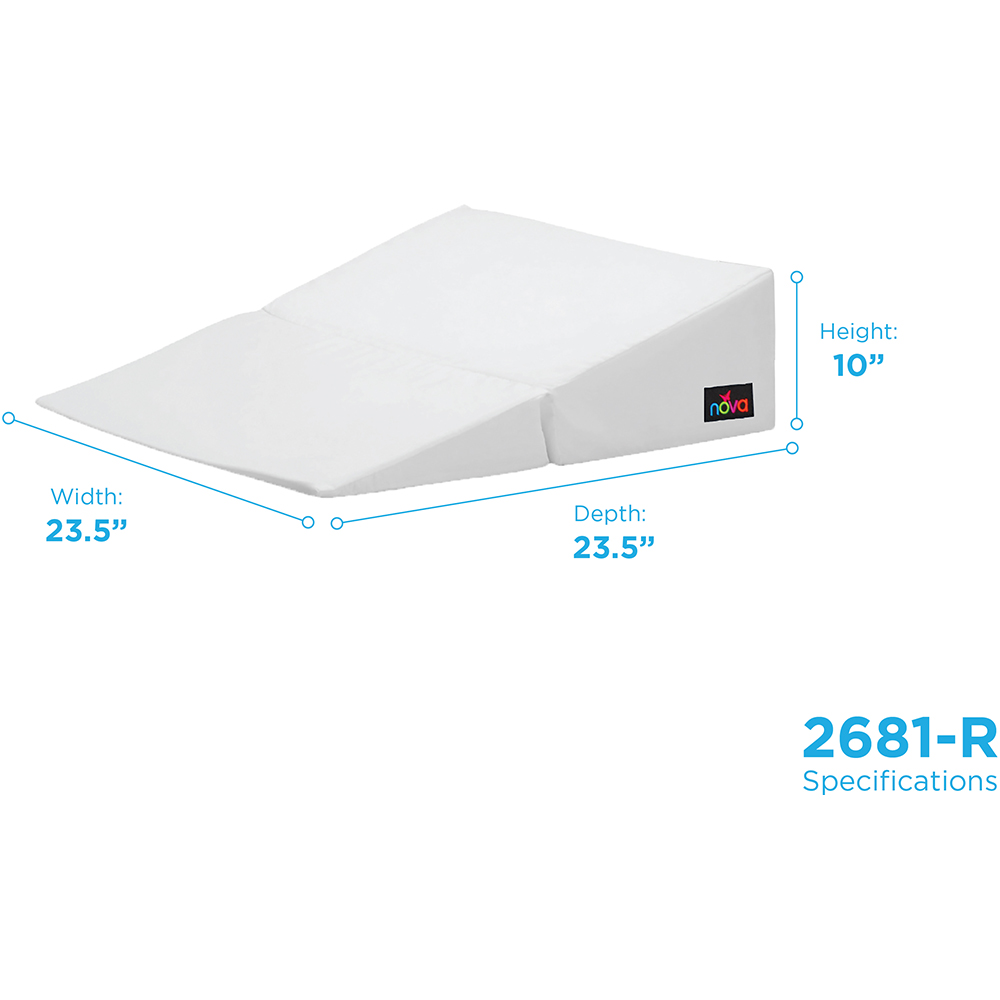 WEDGE CUSHION FOLD 10 WHITE
